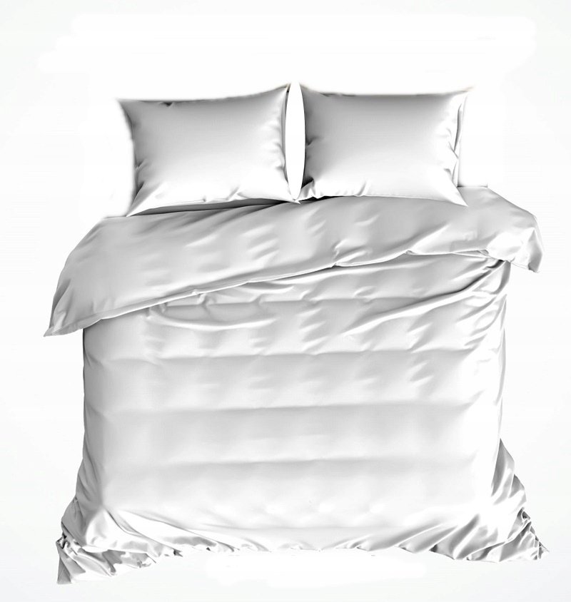 pościel z flaneli 180x200 + 2x poszewka F 201 biała