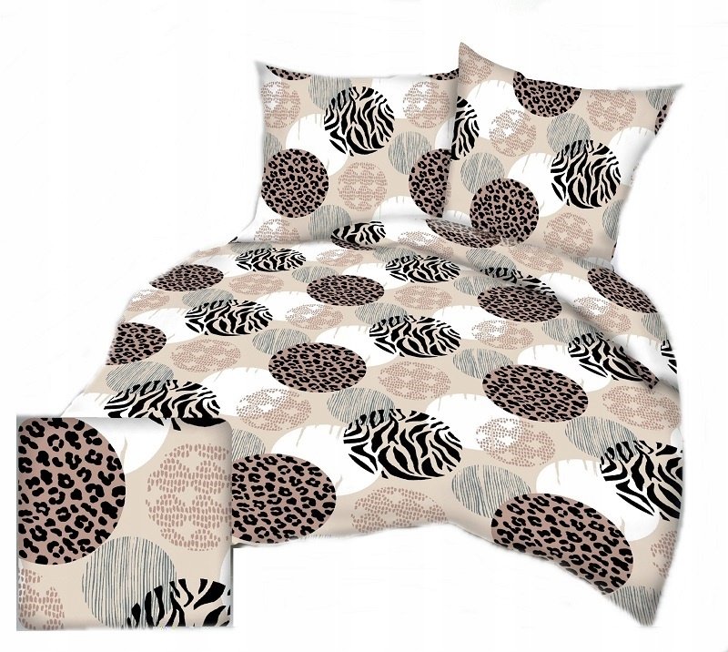 pościel kora lux 180x200 + 2 poszewki K 350-1 kadarka brąz