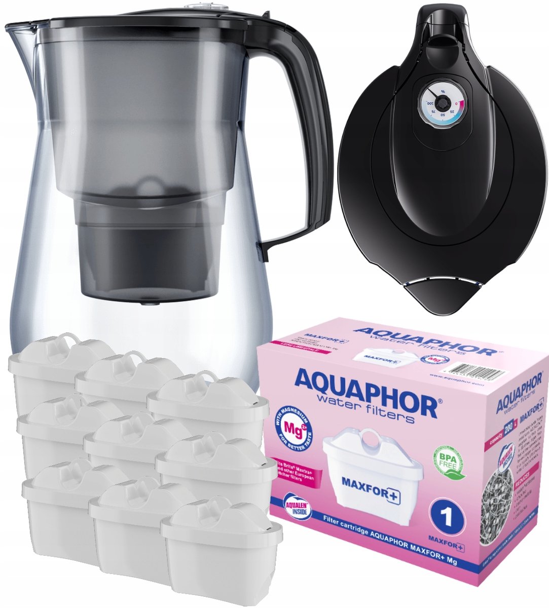 9x filtr wody wkład Maxfor Mg Dzbanek Aquaphor 4,2
