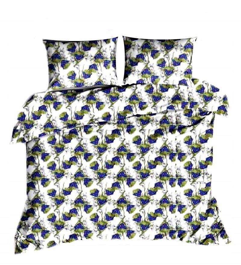 pościel z bawełny płaskiej 180x200 + 2 poszewki B 18 makron