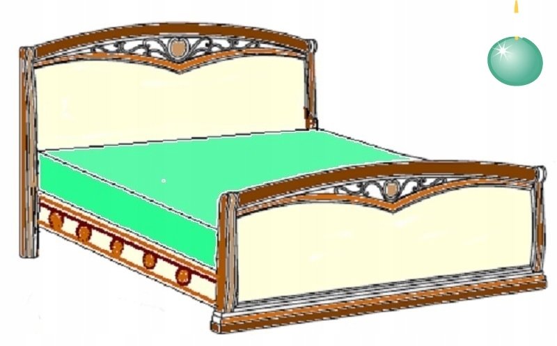 Flanelka Prześcieradło z bawełny z gumą 120x200 bawełna 100% 160 Pbzg 12 mięta