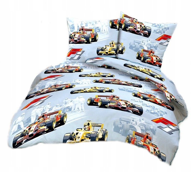 pościel kora lux 160x220 + 2 poszewki K 211-2 Formua 3 niebieska