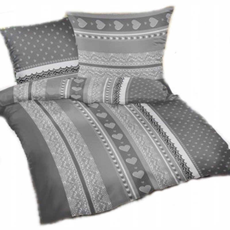 pościel z satyny 160x220 + 2x poszewka 100% bawełna S 65 bandamka