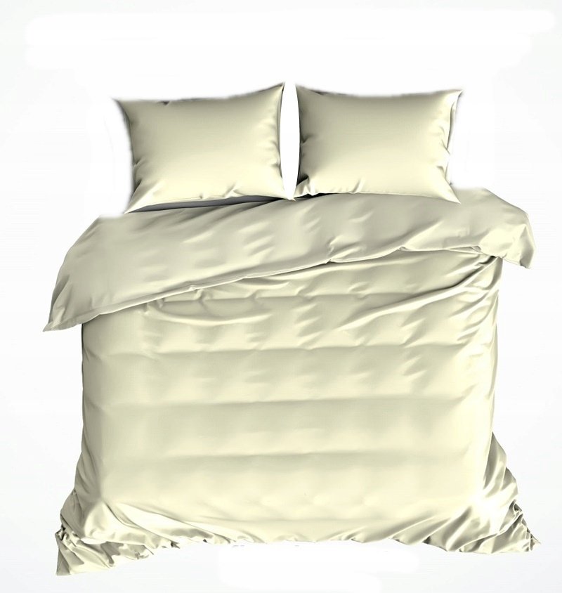 pościel z flaneli 220x240 + 2x poszewka F 203 ecru