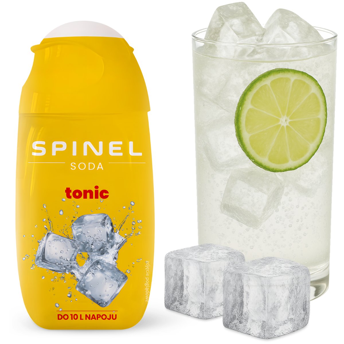 SYROP SPINEL SODA TONIC BEZ CUKRU DO SATURATORA KONCENTRAT TONIK DO 10L