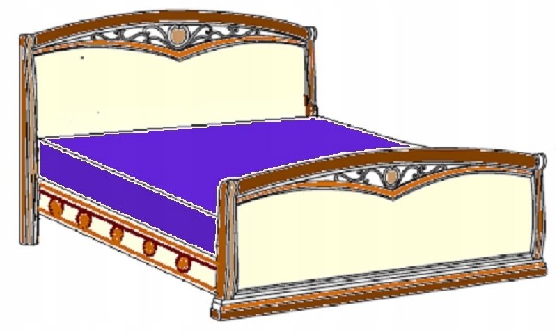 Flanelka Prześcieradło bawełniane z gumą 200x200 100% bawełna 220 Pbzg 27 chaber