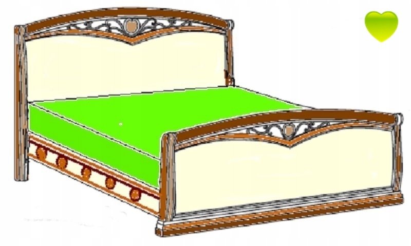 Flanelka Prześcieradło bawełniane z gumą 160x220 100% bawełna 220 Pbzg 13 ziel. jabł