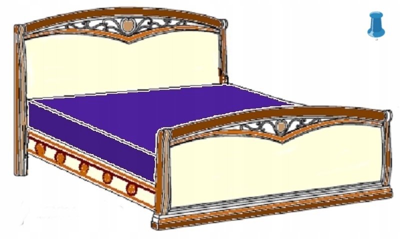 Flanelka Prześcieradło z bawełny z gumą 220x220 bawełna 100% 160 Pbzg 10 granat