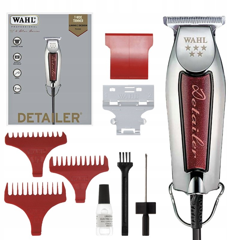 PROPROFESJONALNY TRYMER DO WŁOSÓW BRODY WAHL DETAILER T-WIDE 8081-1216H PRO