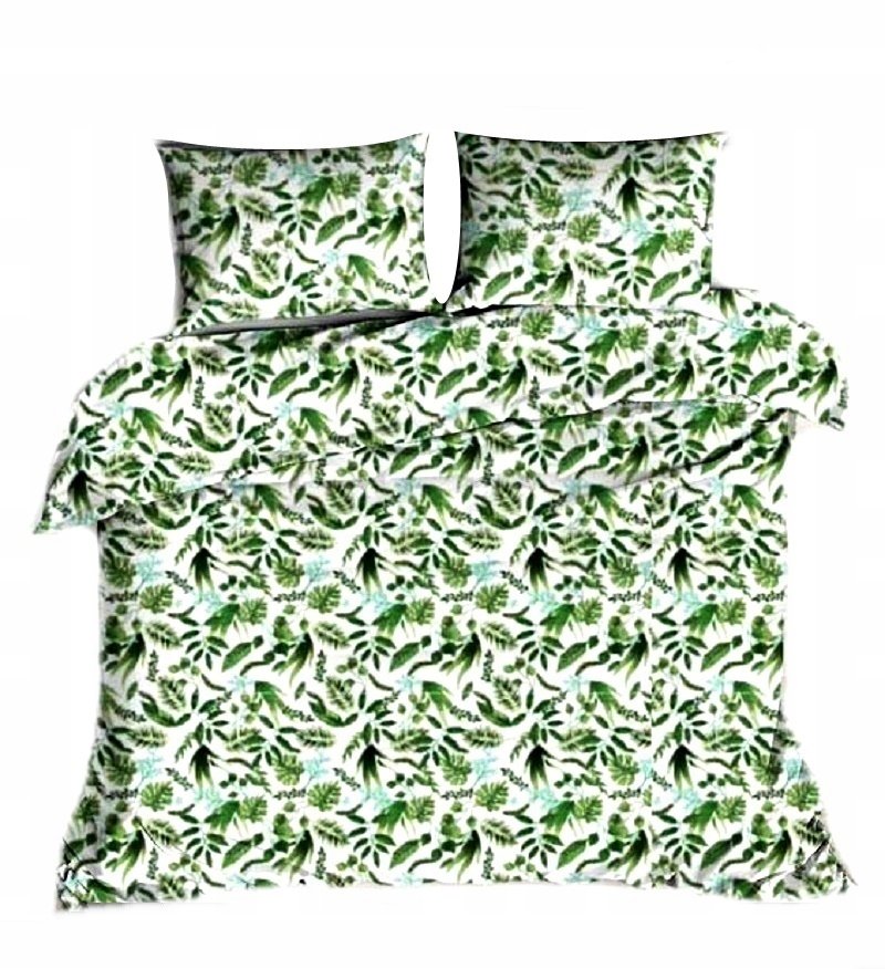 pościel z bawełny płaskiej 180x200 + 2 poszewki B 26-1 wiosenne zauroczenie