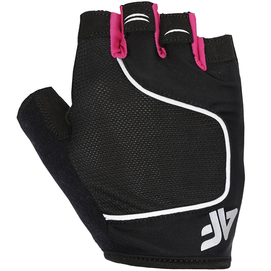 Rękawiczki rowerowe 4F fuksja H4L21 RRU061 55S