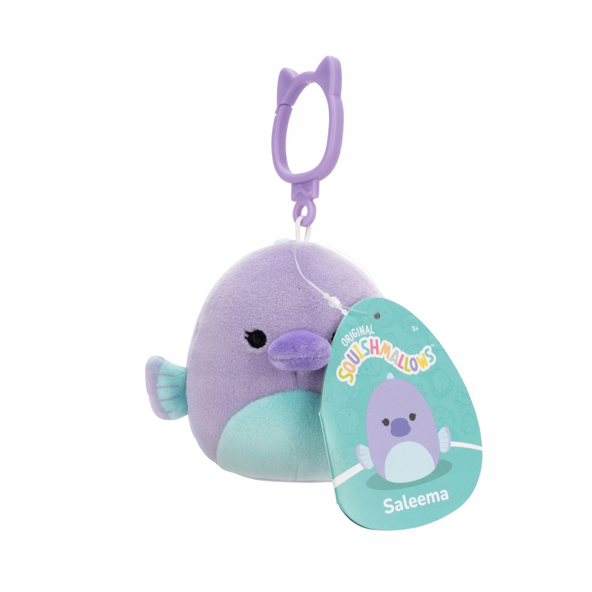 Squishmallows - 9 Cm P22 Clip On - Saleema Paddlefish