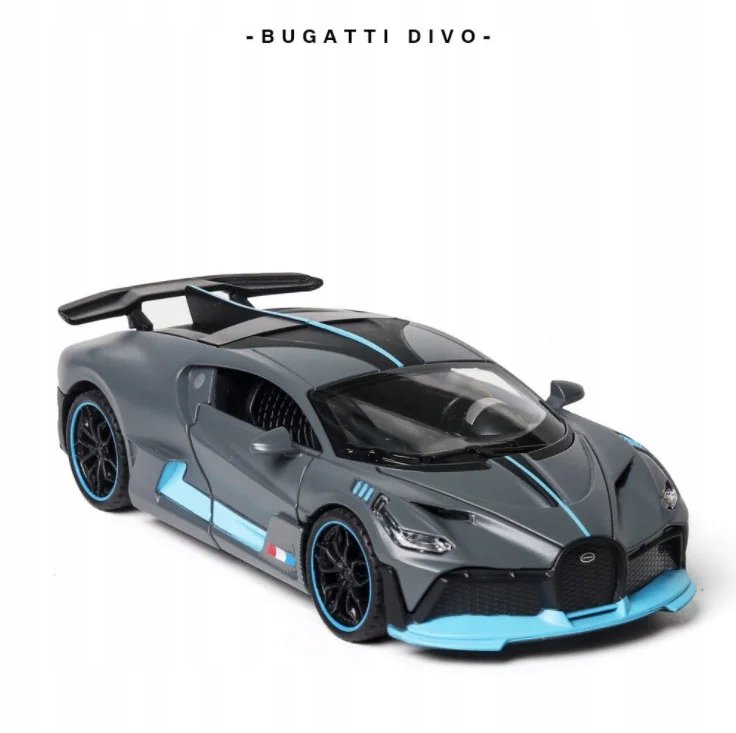 1/32 Aluminiowy Diecasts Metal Toy Car Model Bugatti Divo Toy Pojazdy Minia
