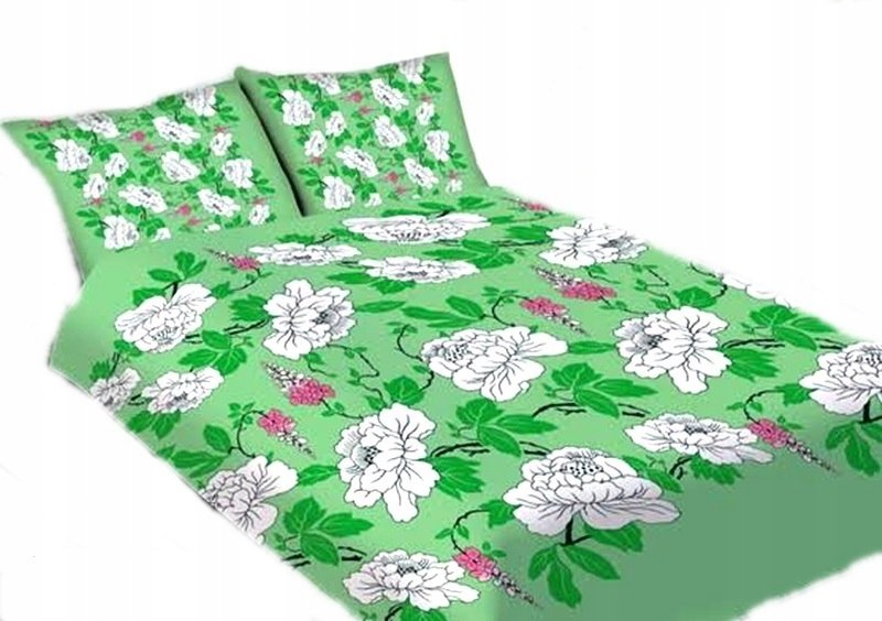 pościel z flaneli 200x200 + 2x poszewka F 34 kasanowa