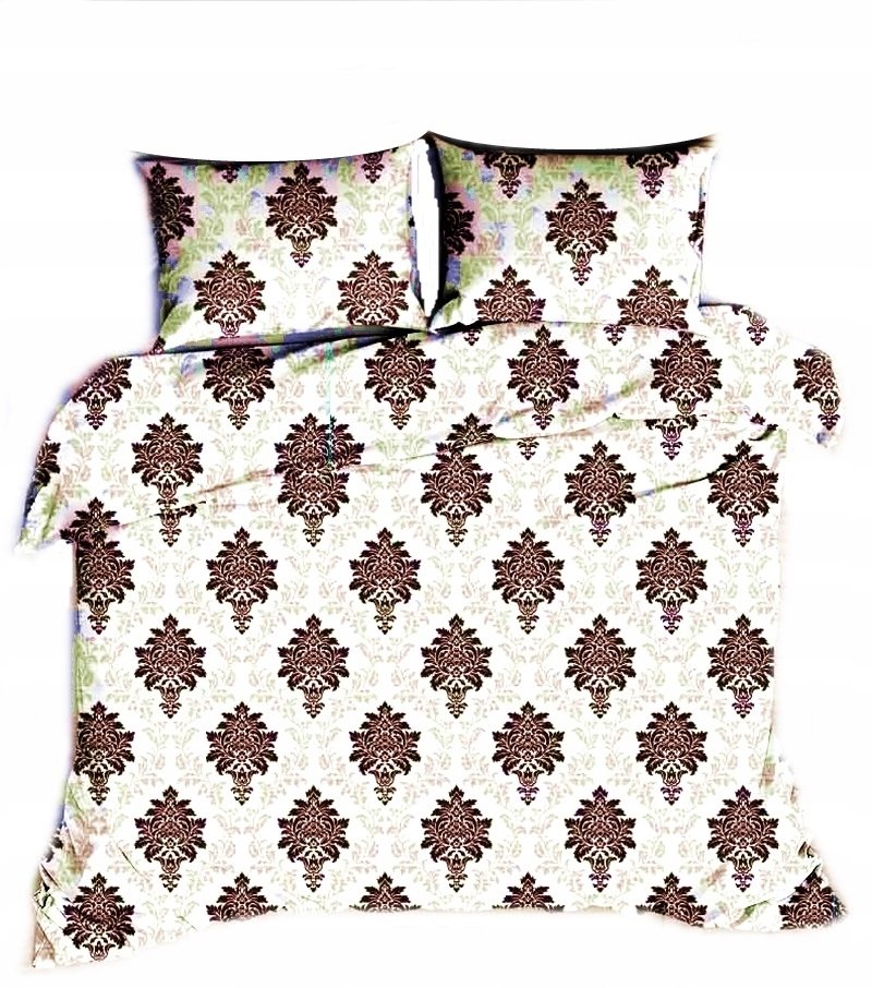 pościel z bawełny płaskiej 220x240 + 2 poszewki B 65 kaszubek beżowy