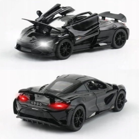 Mclaren 765Lt 1:32 Otwierane Drzwi + Światła + Dźwięk + Napęd + Baterie