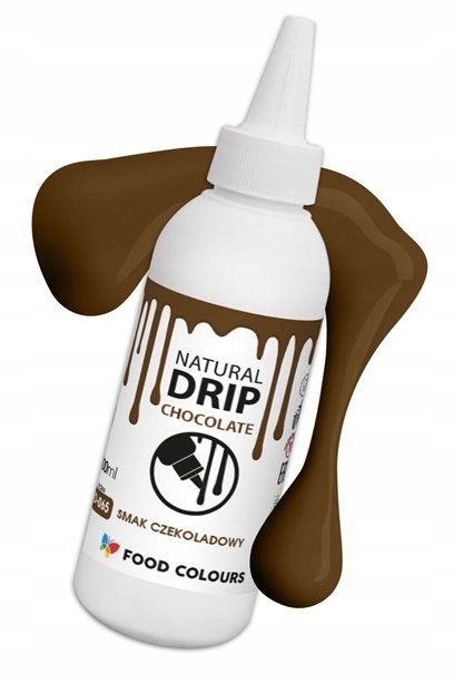 Polewa Czekoladowa Drip Sos Tort Deser Monoporcje Brązowy CZEKOLADA 100ml