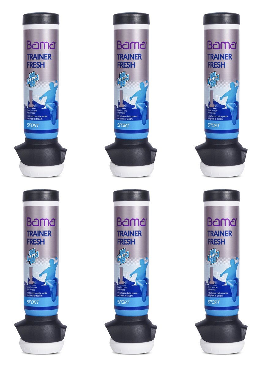 Odświeżacz, dezodorant do butów Bama Trainer Fresh - Zestaw 6 x 100 ml
