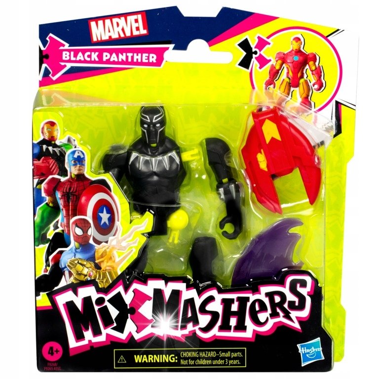MixMashers Marvel Czarna Pantera figurka 12 cm twórz bohatera Hasbro F9268