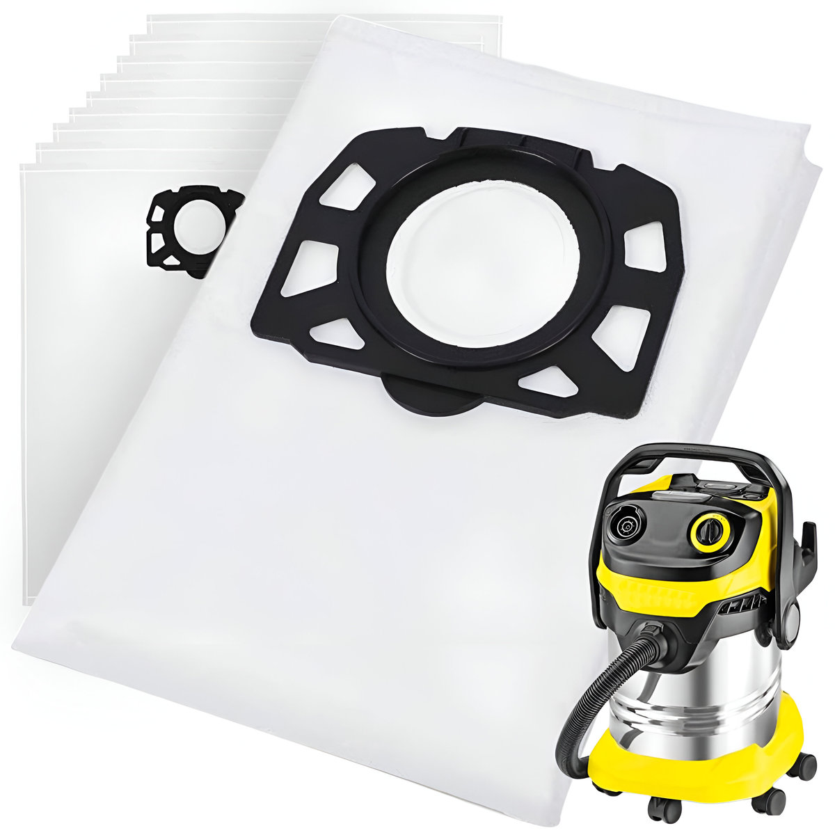 5X WOREK WORKI DO ODKURZACZA KARCHER WD4 WD5 WD6 MV4 MV5 MV6 PREMIUM MOCNE