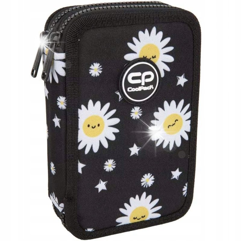 Coolpack Jumper 2 Piórnik podwójny z wyposażeniem Daisy Black F066817
