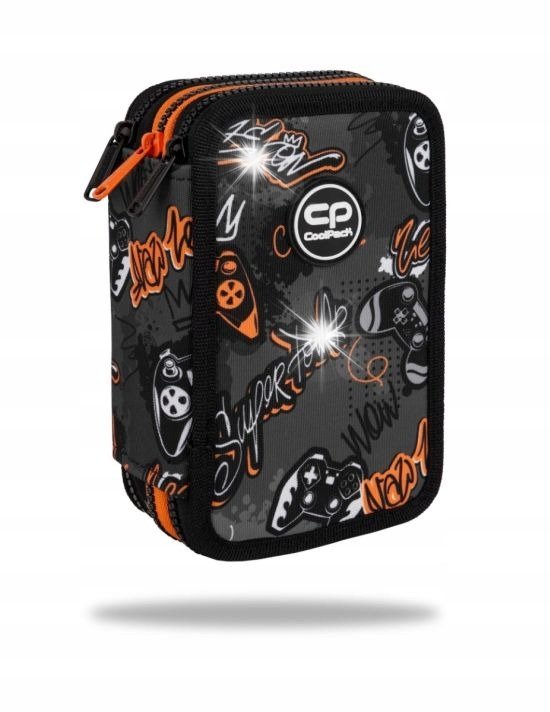 Coolpack Jumper 3 Piórnik potrójny z wyposażeniem Gamer F067827