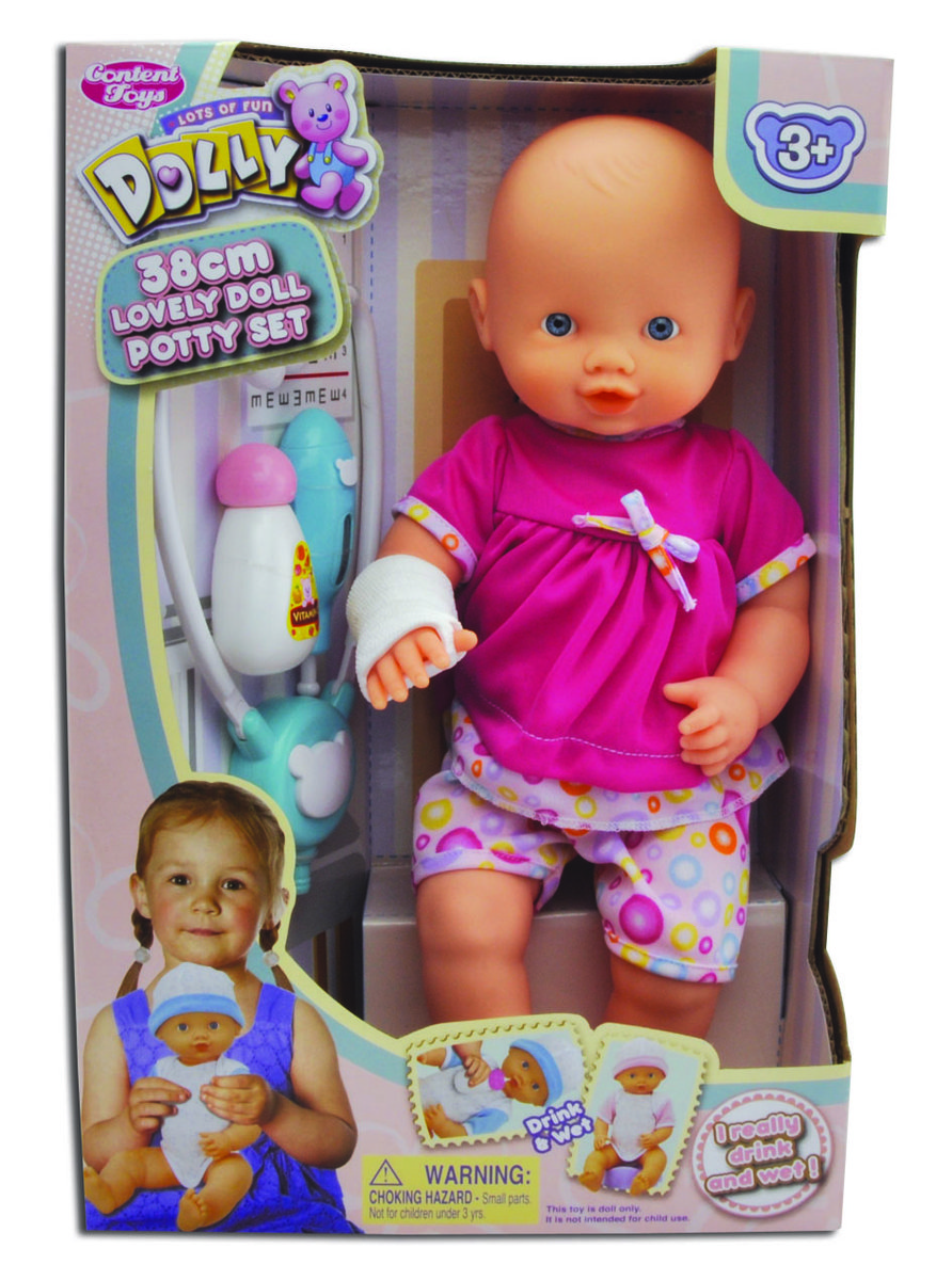 8816 LALKA 38CM DOLL WITH MEDICAL ACCESS