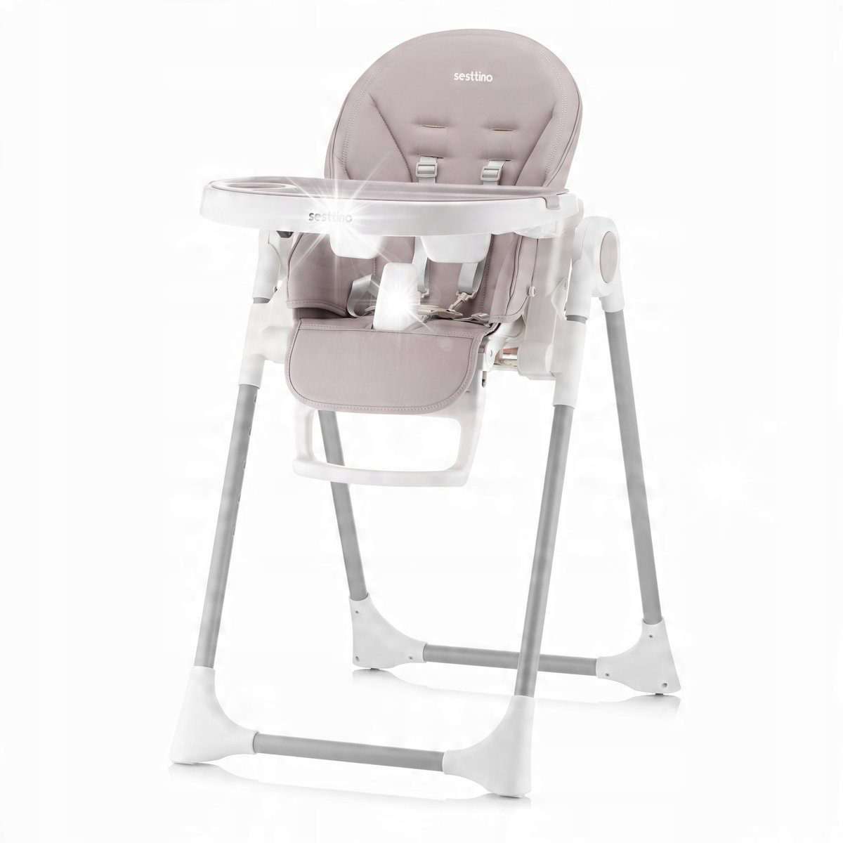 KRZESEŁKO DO KARMIENIA SESTTINO NUI KOŁA REGULACJA SZARE