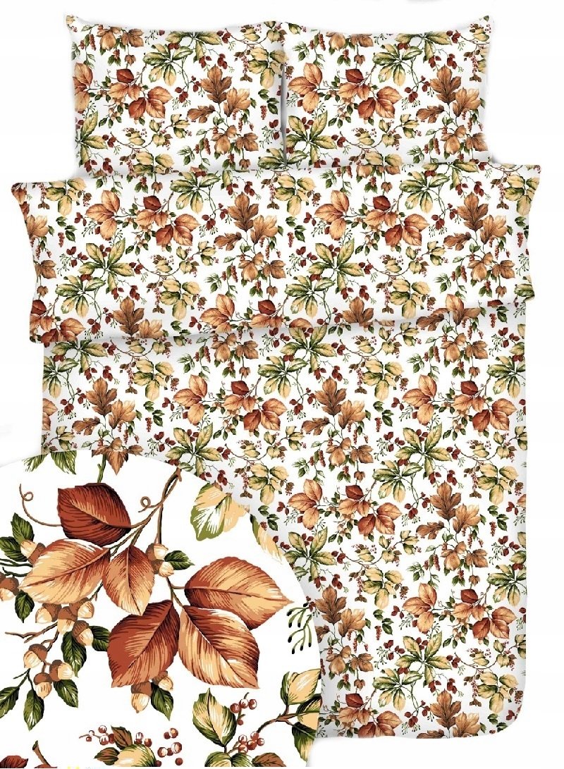 pościel z kory 200x200 + 2 poszewki K 121 powiew wiosny