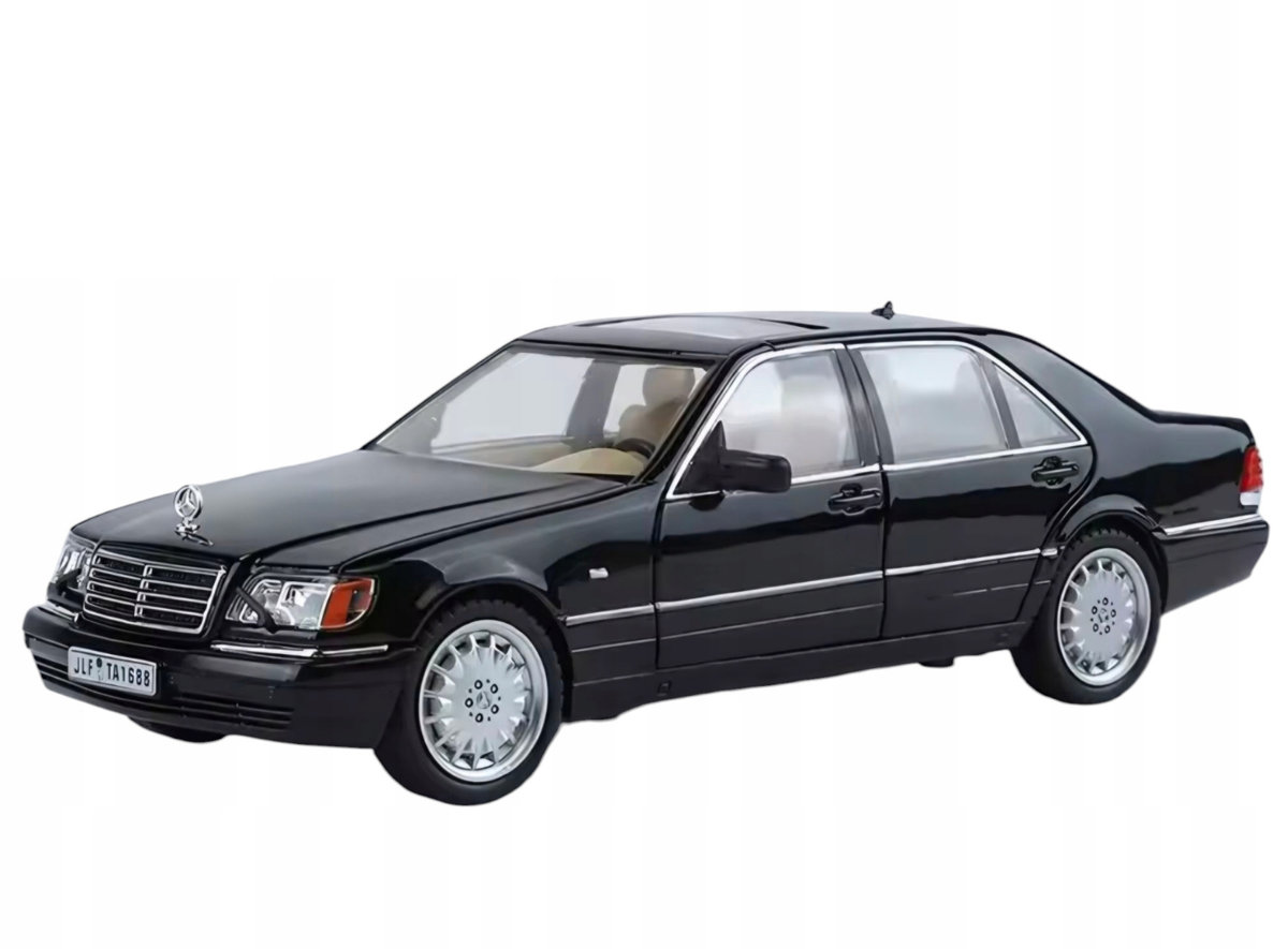 Mercedes Benz W140 320Sel 1:24 Model Samochodu Światła + Dźwięk Preznet
