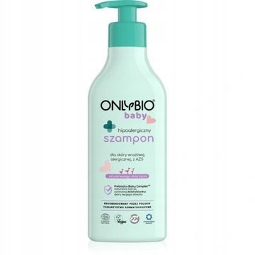 ONLYBIO Baby Hipoalergiczny Szampon dla Dzieci AZS