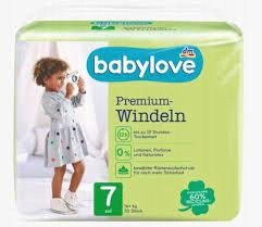 Pieluszki Babylove Premium Rozmiar 7 30 szt.