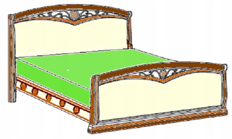 Flanelka Prześcieradło bawełniane z gumą 180x220 100% bawełna 220 Pbzg 48 groszek