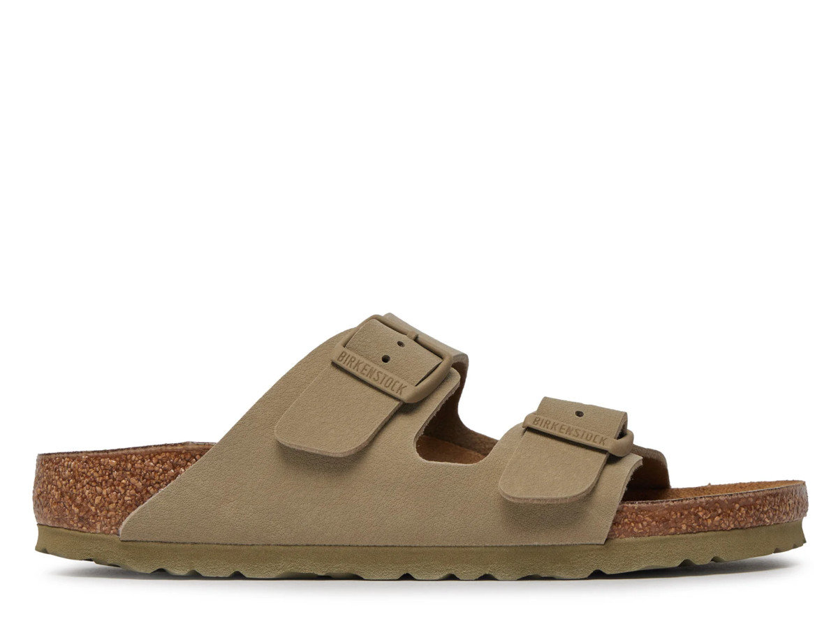 Klapki damskie Birkenstock 1027697 ARIZONA BF NARROW Zielone