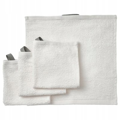 IKEA DIMFORSEN Ręcznik 4szt komplet 30x30cm do rąk