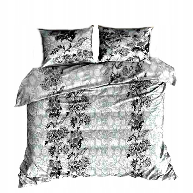 pościel bawełna lux 220x240 + 2 poszewka B 290 joker szary