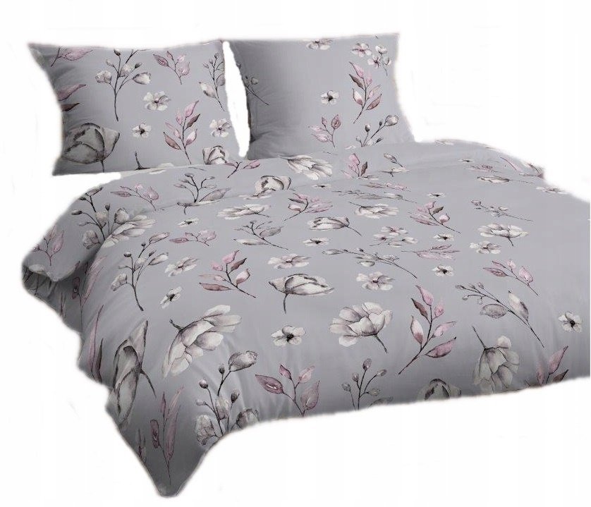 pościel z flaneli 140x200 + 1x poszewka F 142-1 nocna łączka