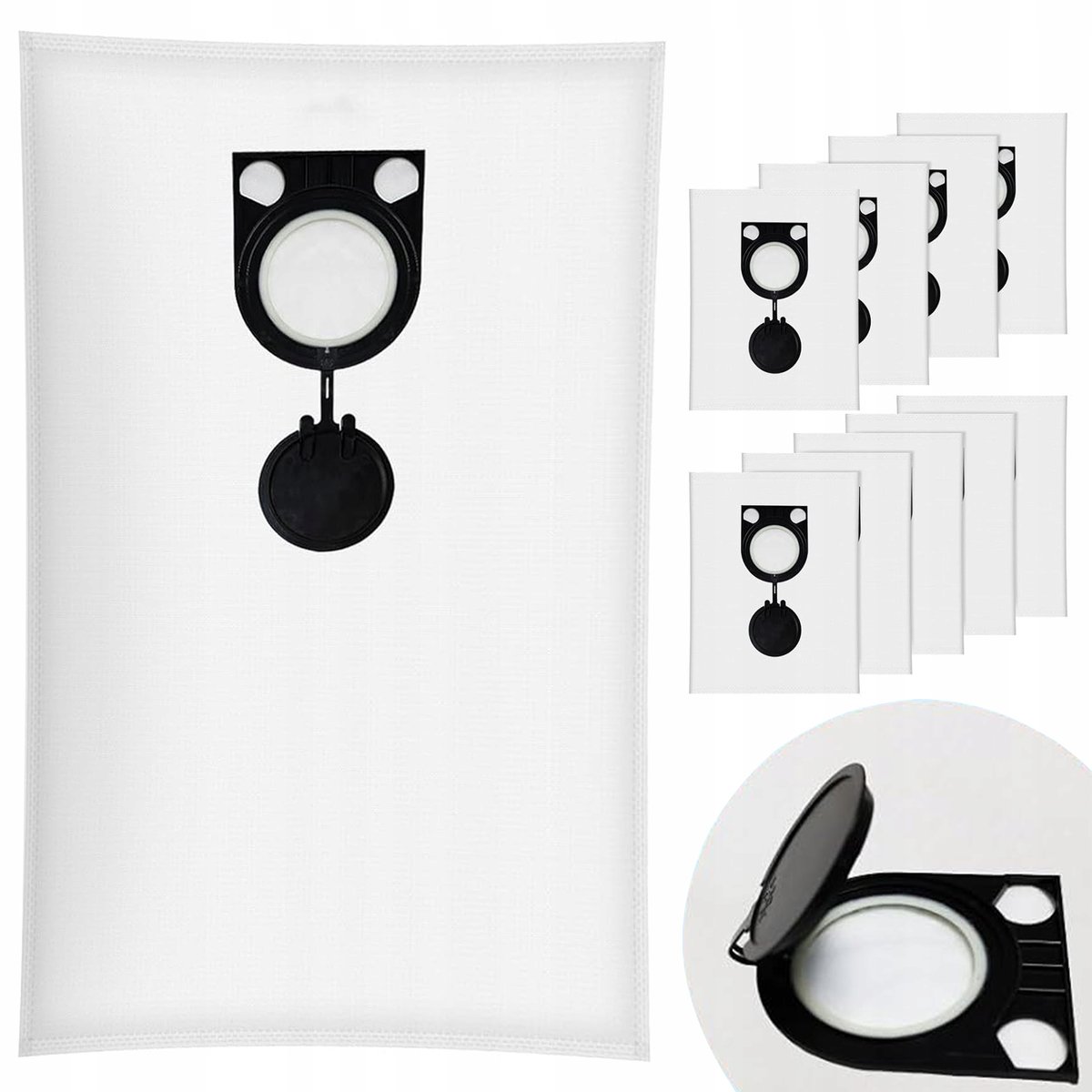 10X WORKI DO ODKURZACZA BOSCH GAS 25 GAS 50 STARMIX ISC IPULSE ARD/ARDL