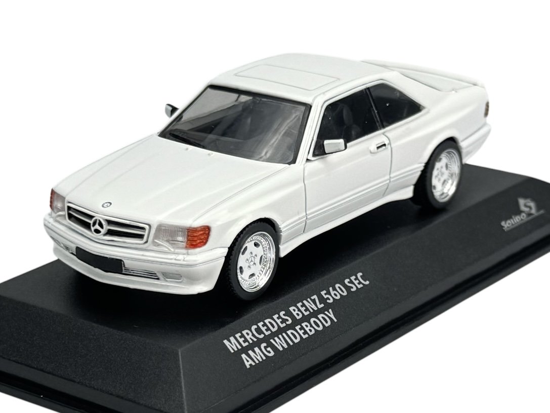 SOLIDO MERCEDES BENZ 560 SEC AMG WIDEBODY BIAŁY 1:43 S4310904
