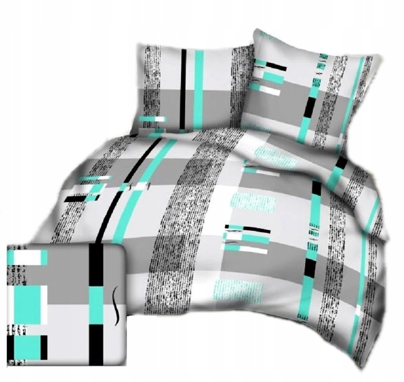 pościel kora lux 220x240 + 2 poszewki K 331 kleo z miętą