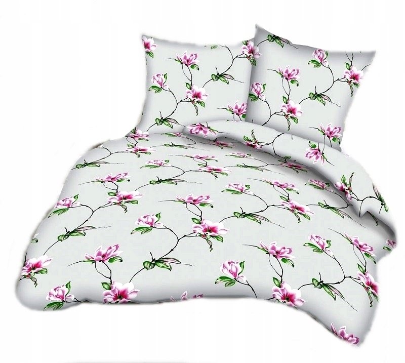 pościel kora lux 200x200 + 2 poszewki K 205 magnolia ciemna