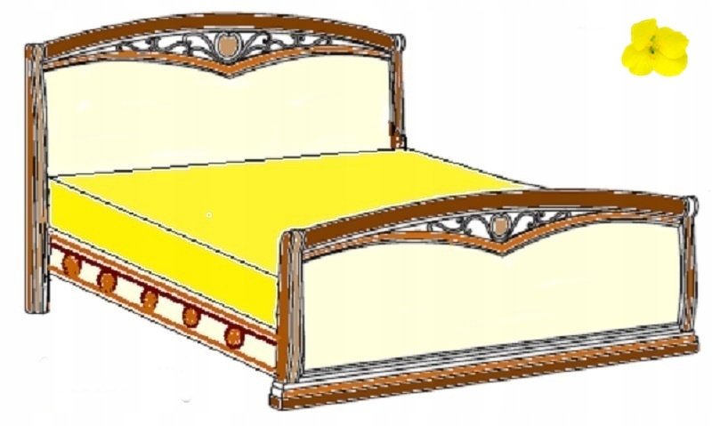 Flanelka Prześcieradło bawełniane z gumą 200x200 100% bawełna 220 Pbzg 07 żółte