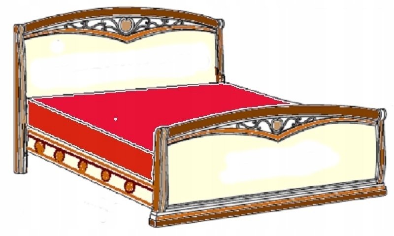 Flanelka Prześcieradło bawełniane z gumą 180x220 100% bawełna 220 Pbzg 32 bordo