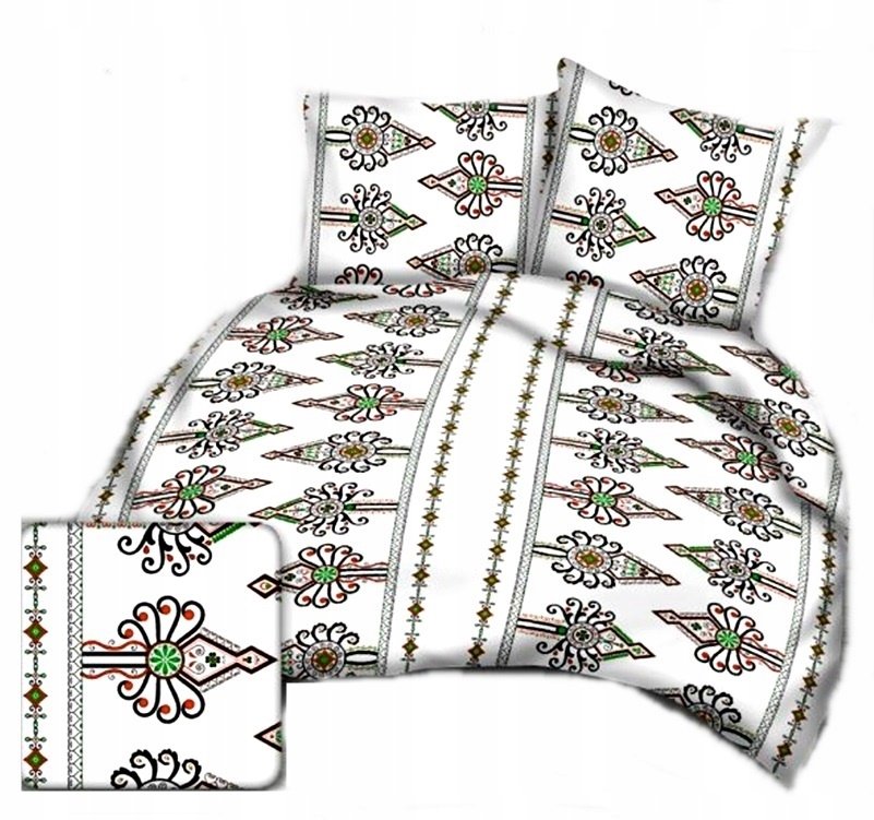 pościel kora lux 220x240 + 2 poszewki K 365 bacówka biała