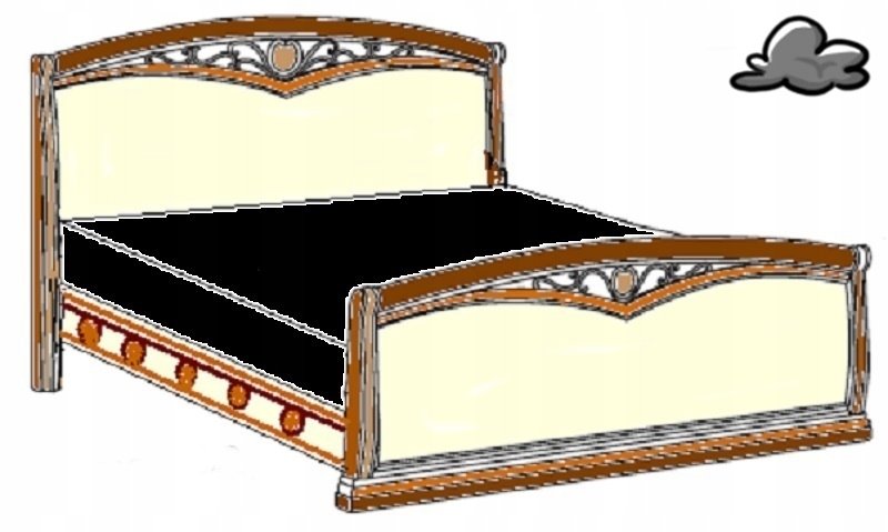Flanelka Prześcieradło bawełniane z gumą 180x220 100% bawełna 220 Pbzg 20 czarne
