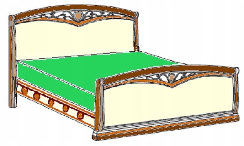 Flanelka Prześcieradło z bawełny z gumą 160x220 bawełna 100% 160 Pbzg 58 zielone
