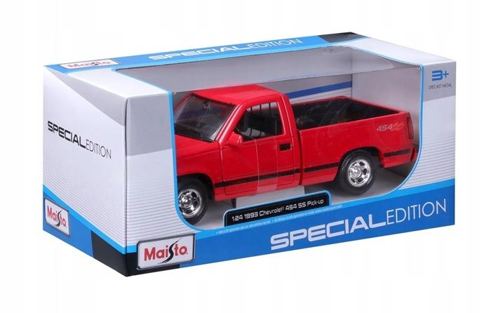Model 124 Chevrolet 454 Ss Pick-up 1993 czerwony - model lub pojazd
