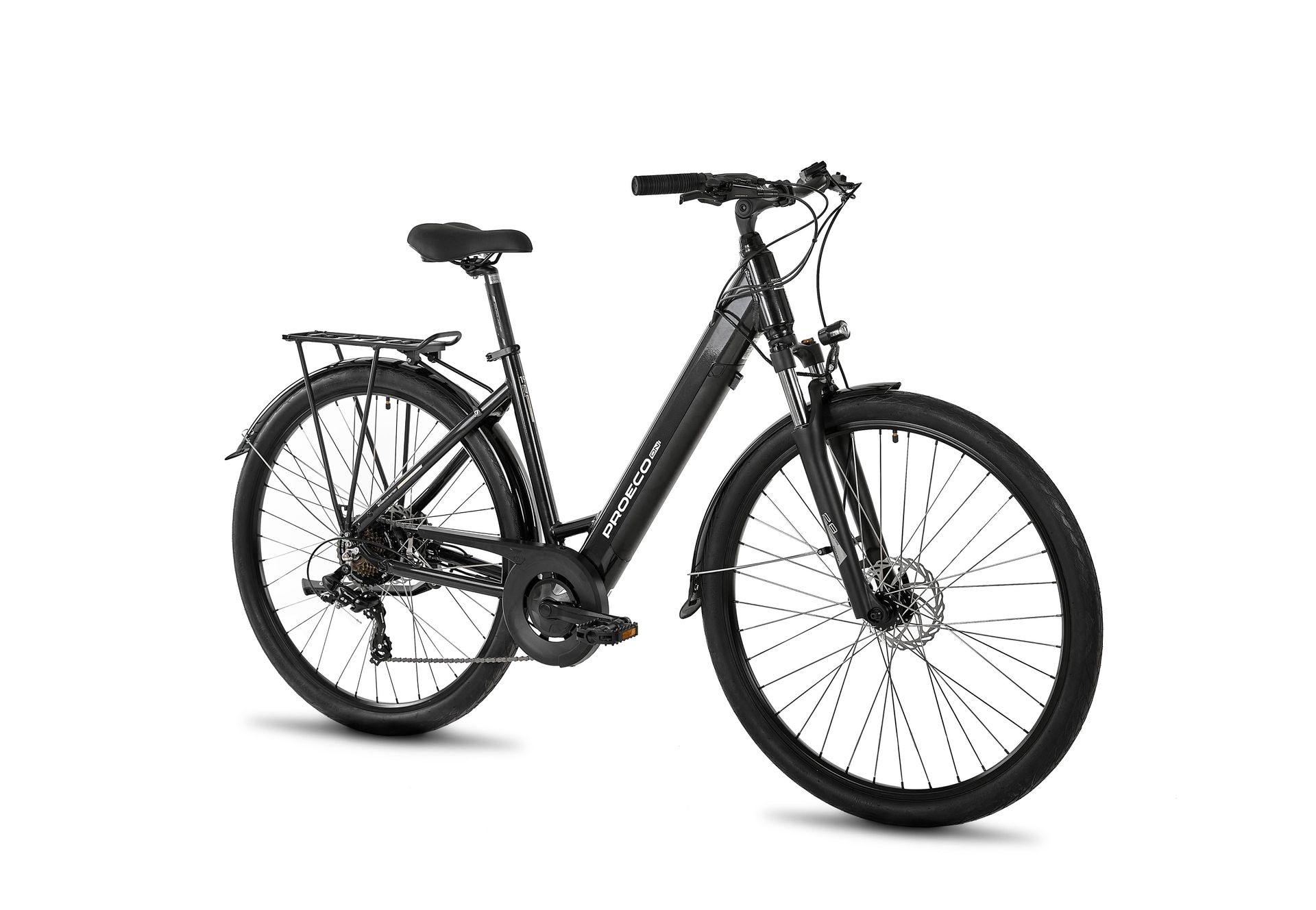 Rower elektryczny Proeco Wave An 1.0 504wh grafitowy 19 L