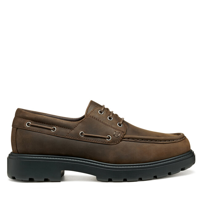 Mokasyny Geox U Spherica Ec7 U56FRB 000FF C6009 Brązowy
