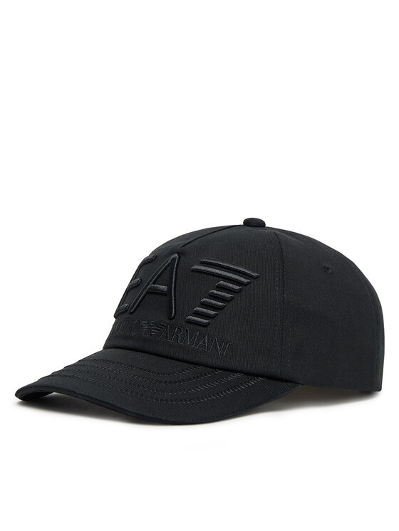 EA7 Emporio Armani Czapka z daszkiem 7X000052 AF13150 UC001 Czarny